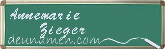 Annemarie Zieger Visitenkarte